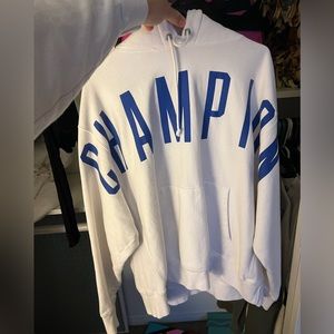 White Champion Hoodie